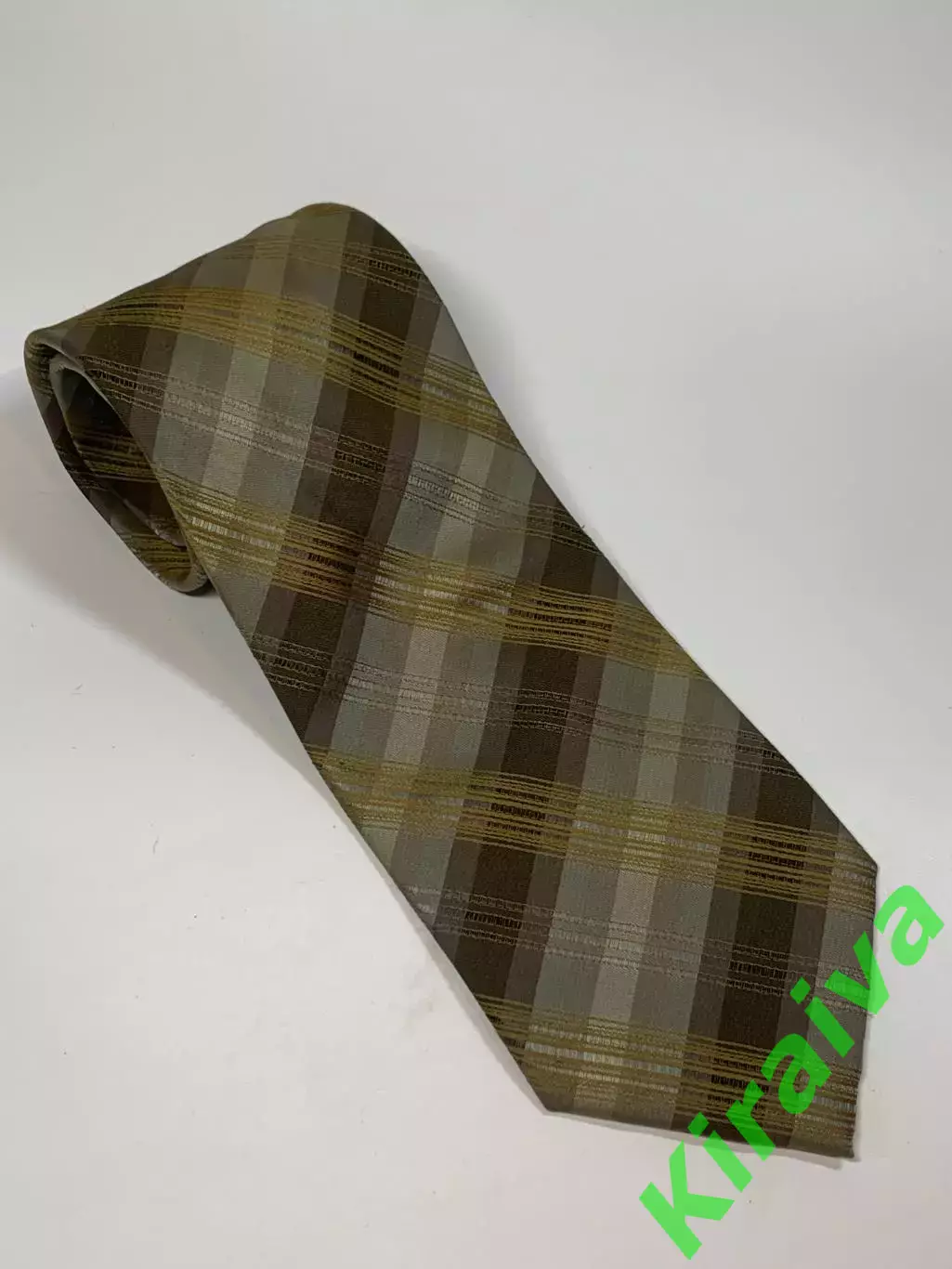 Шёлковый мужской галстук CERRUTI 1881 100% Silk Hand Made Италия XL (Н8235)