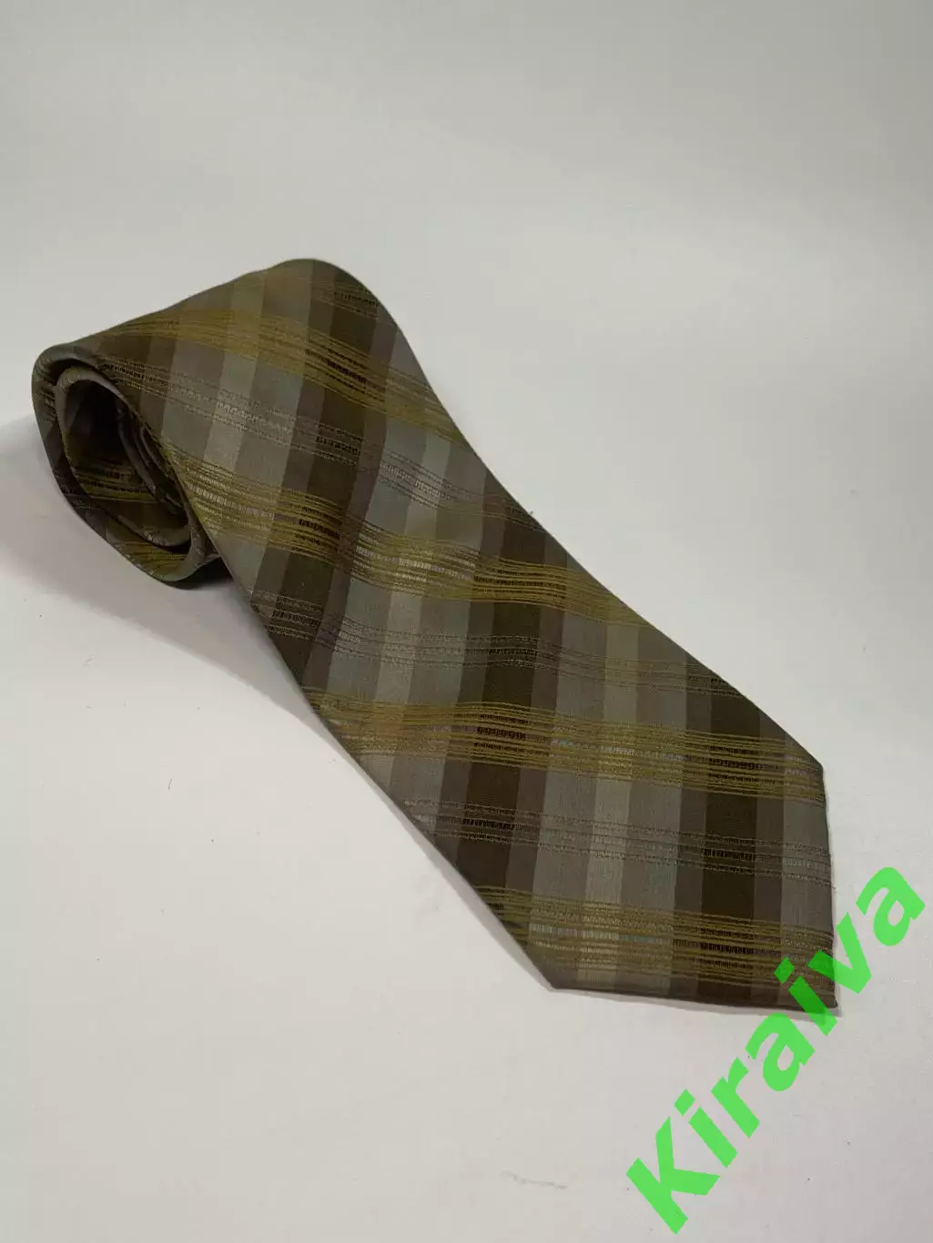 Шёлковый мужской галстук CERRUTI 1881 100% Silk Hand Made Италия XL (Н8235) 1