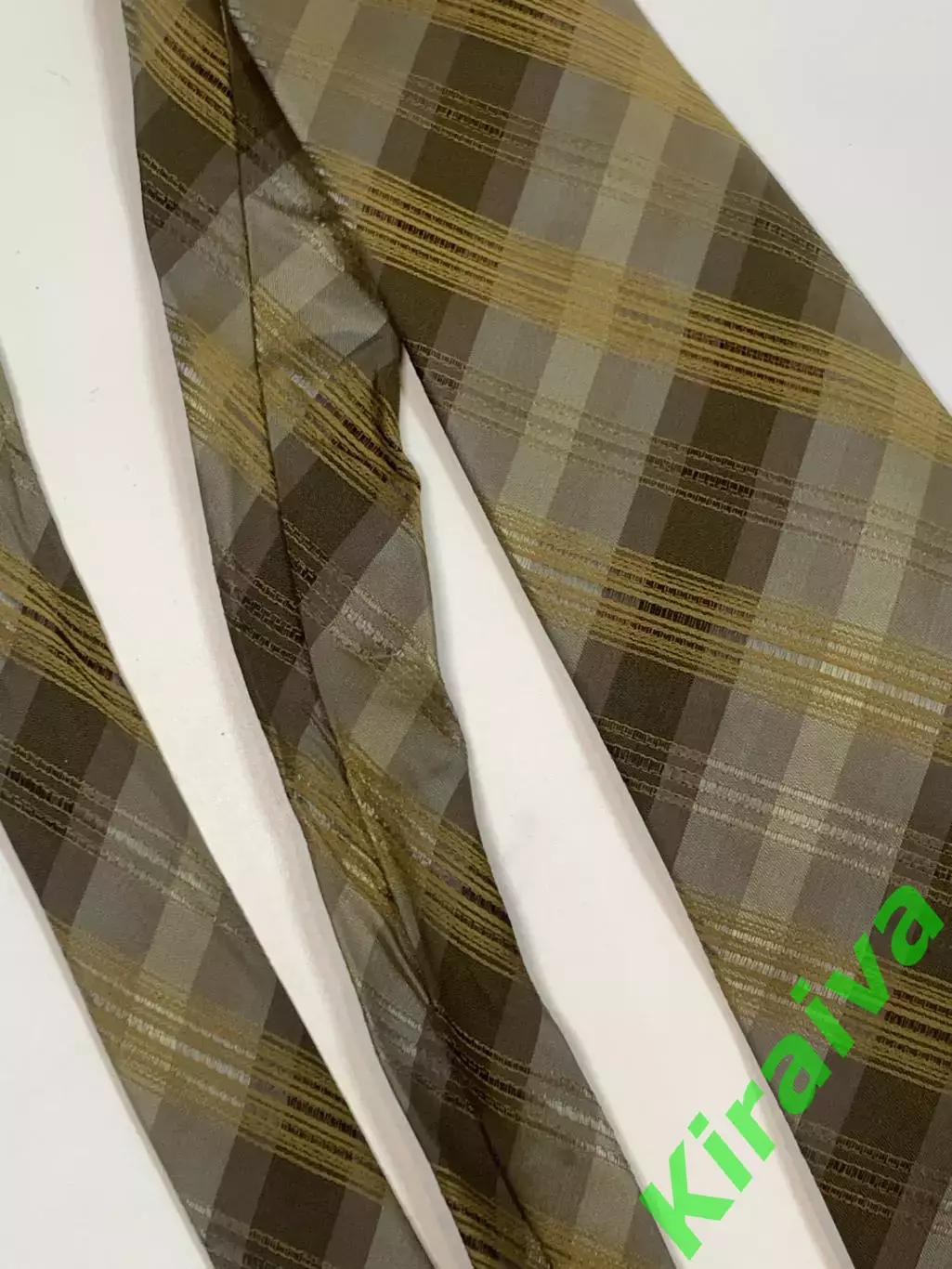 Шёлковый мужской галстук CERRUTI 1881 100% Silk Hand Made Италия XL (Н8235) 4
