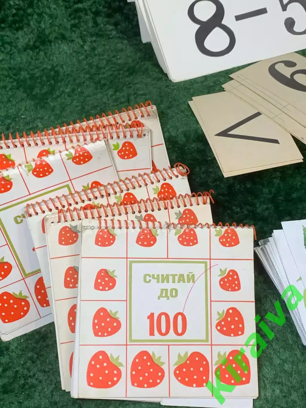 Винтажный дидактический набор СССР «Считай до 100» ГППО «Полиграфист» (Н8272) 4