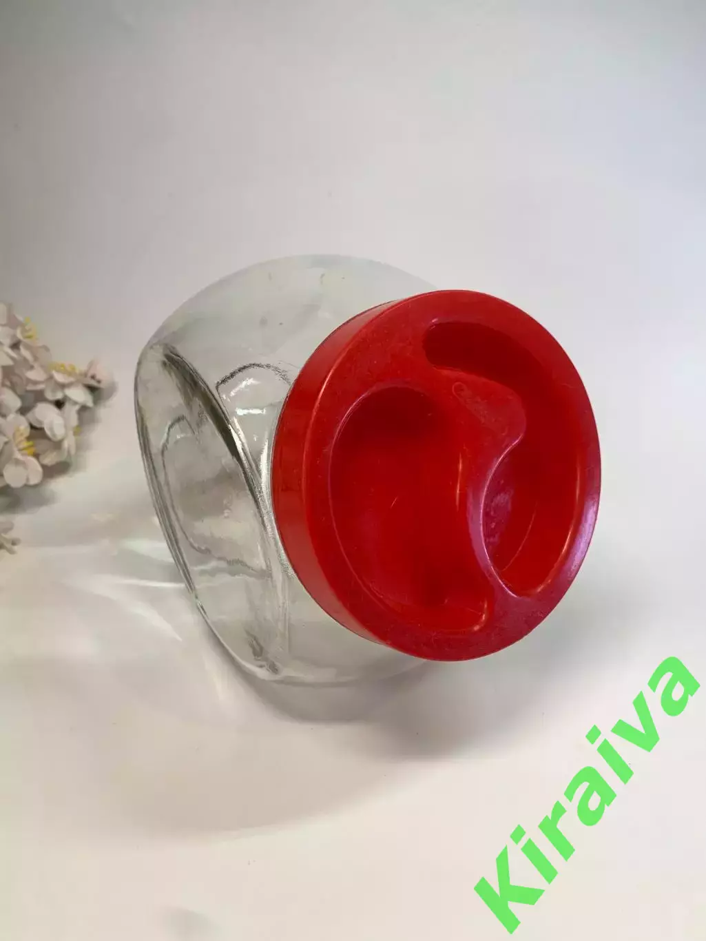 Стеклянная банка-неваляшка Everglass Sweet 1,73 л с крышкой (Н8285) Б/У 1