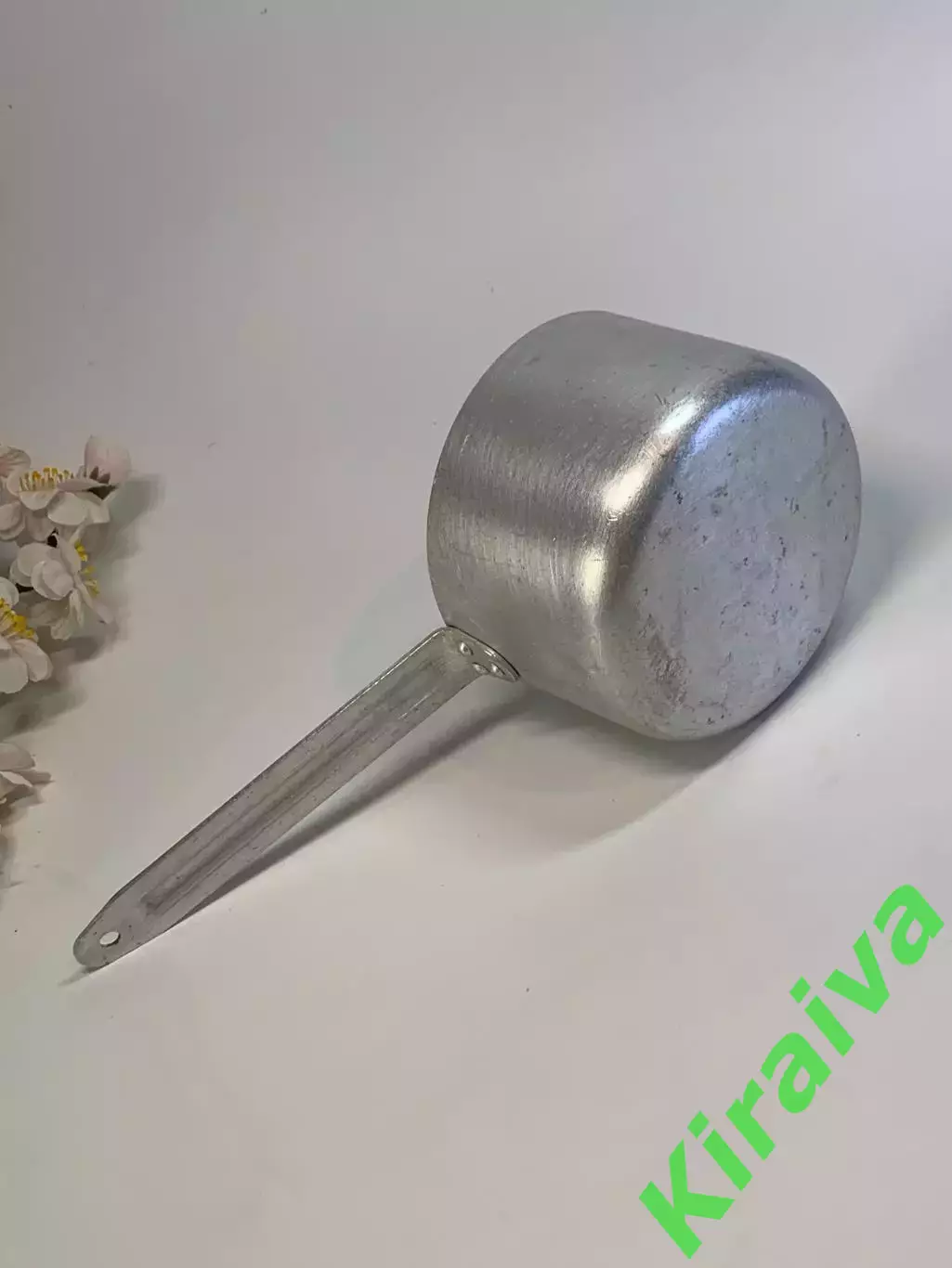Винтажный алюминиевый ковш (кружка с ручкой) 550 мл советский (Н8286) 4