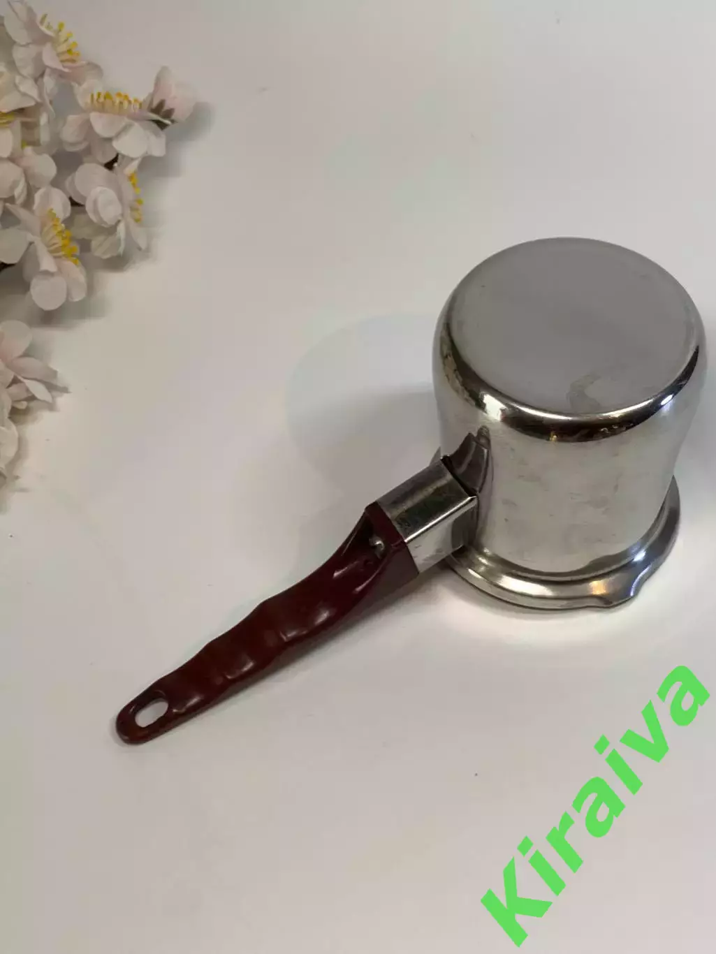 Кофейник (турка/джезва) из нержавеющей стали — 300 мл (Н8287) Б/У 4