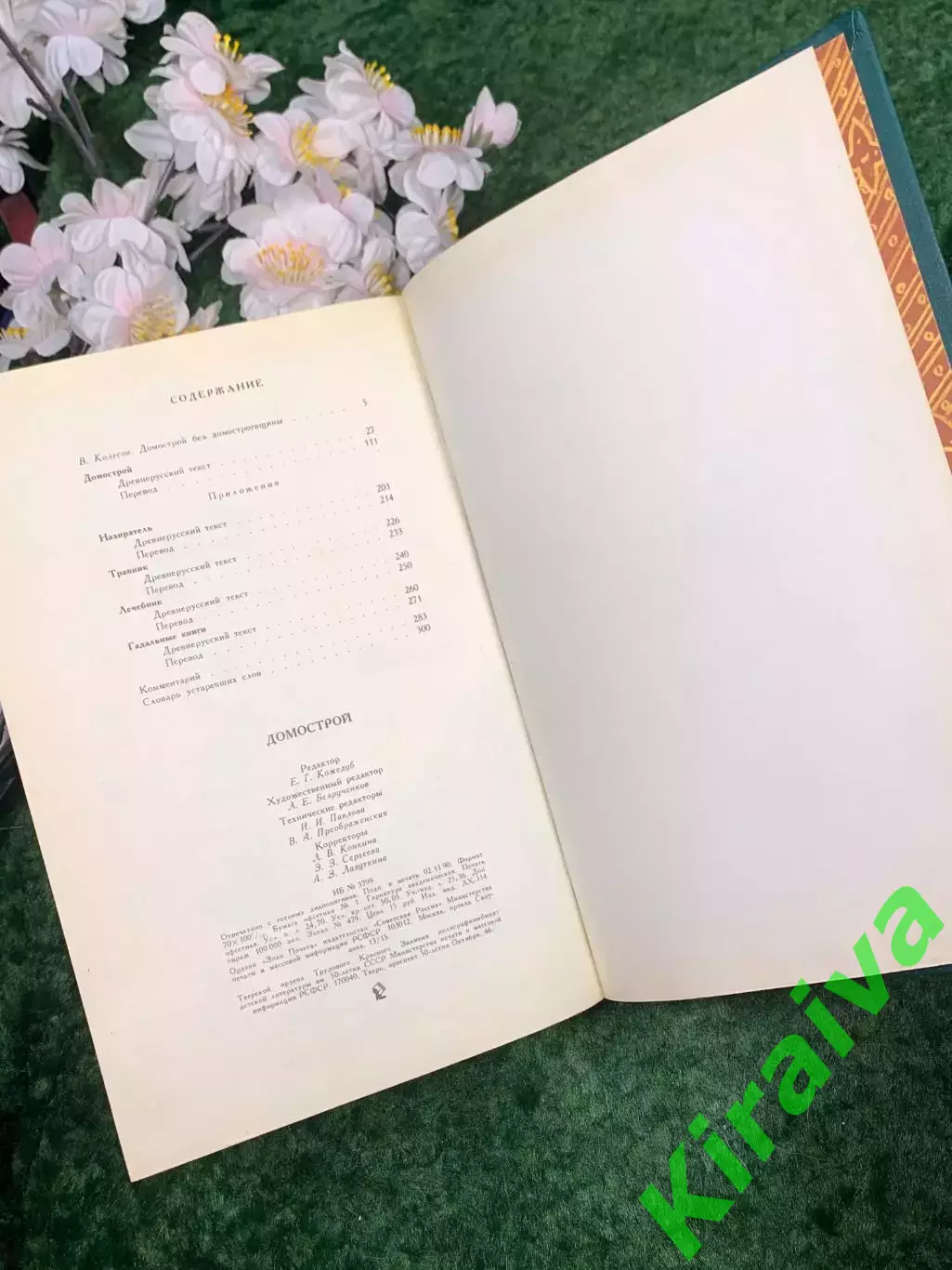 Книга о семейной жизни прошлых эпох «Домострой» В. В. Колесов, 1990 г. (Н8310) 6