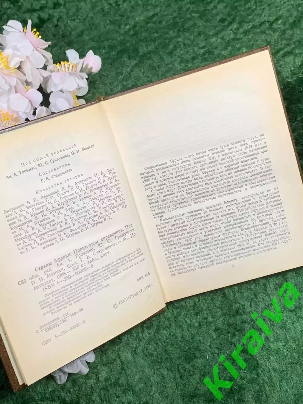 Книга справочник «Страны Африки» под общей редакцией А. А. Громыко, 1988 г.Н8355 3