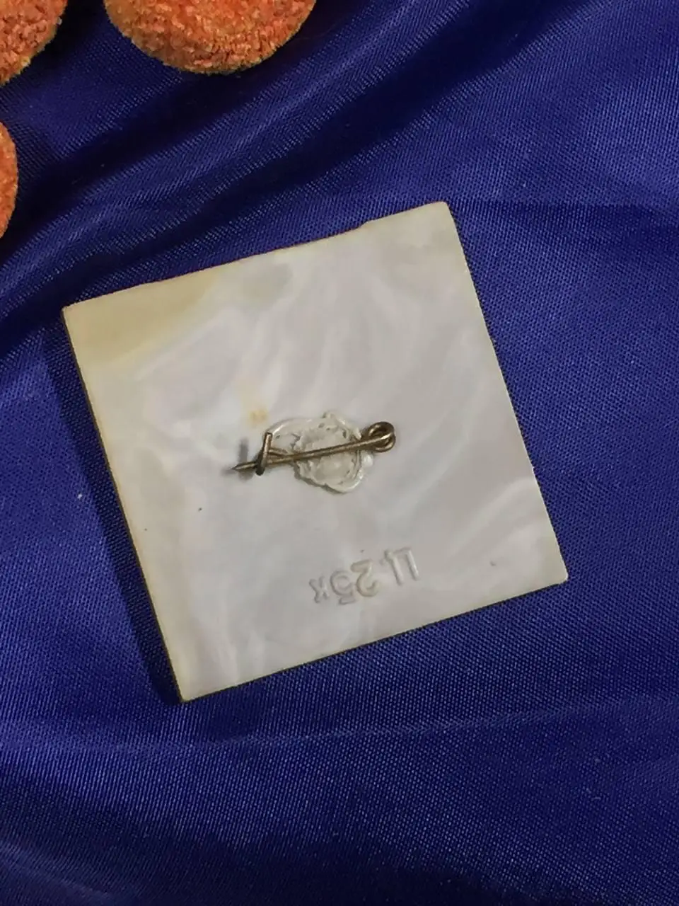 Винтажный значек детский Бабочка переливной голографический Н921 брошь ретроСо 7