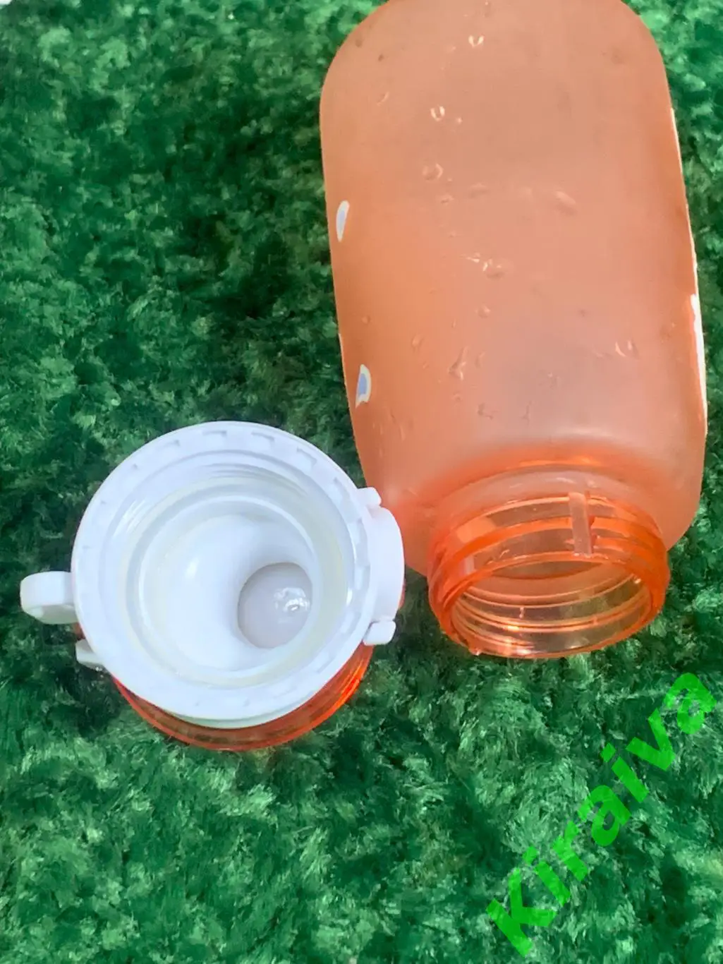 Бутылка для воды 350 мл коралловая Н1637 высота 15,5 см., обьем 350 мл. 6