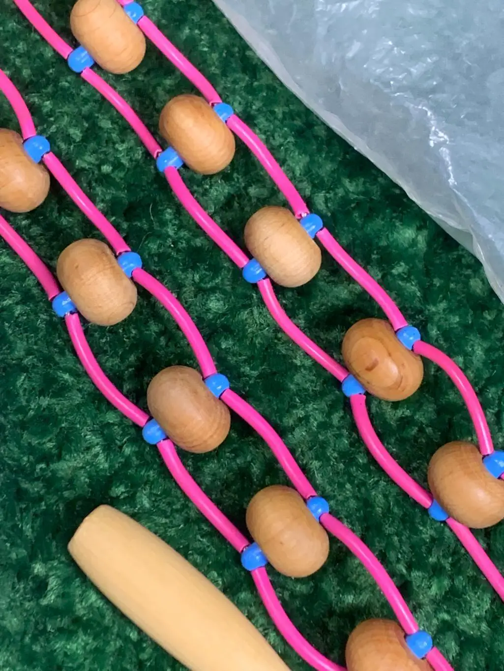 Массажер винтажный в родной упаковке и инструкция деревянный ролик Н07917 новый 2