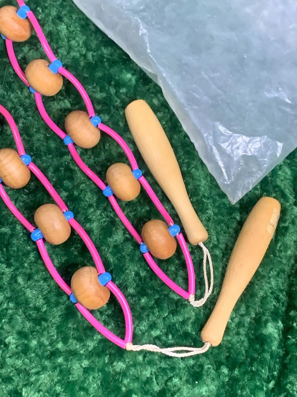 Массажер винтажный в родной упаковке и инструкция деревянный ролик Н07917 новый 7