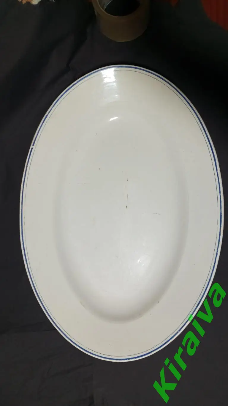 Антикварное блюдо Киево-Межигорского завода, 1801–1820 гг. Н378