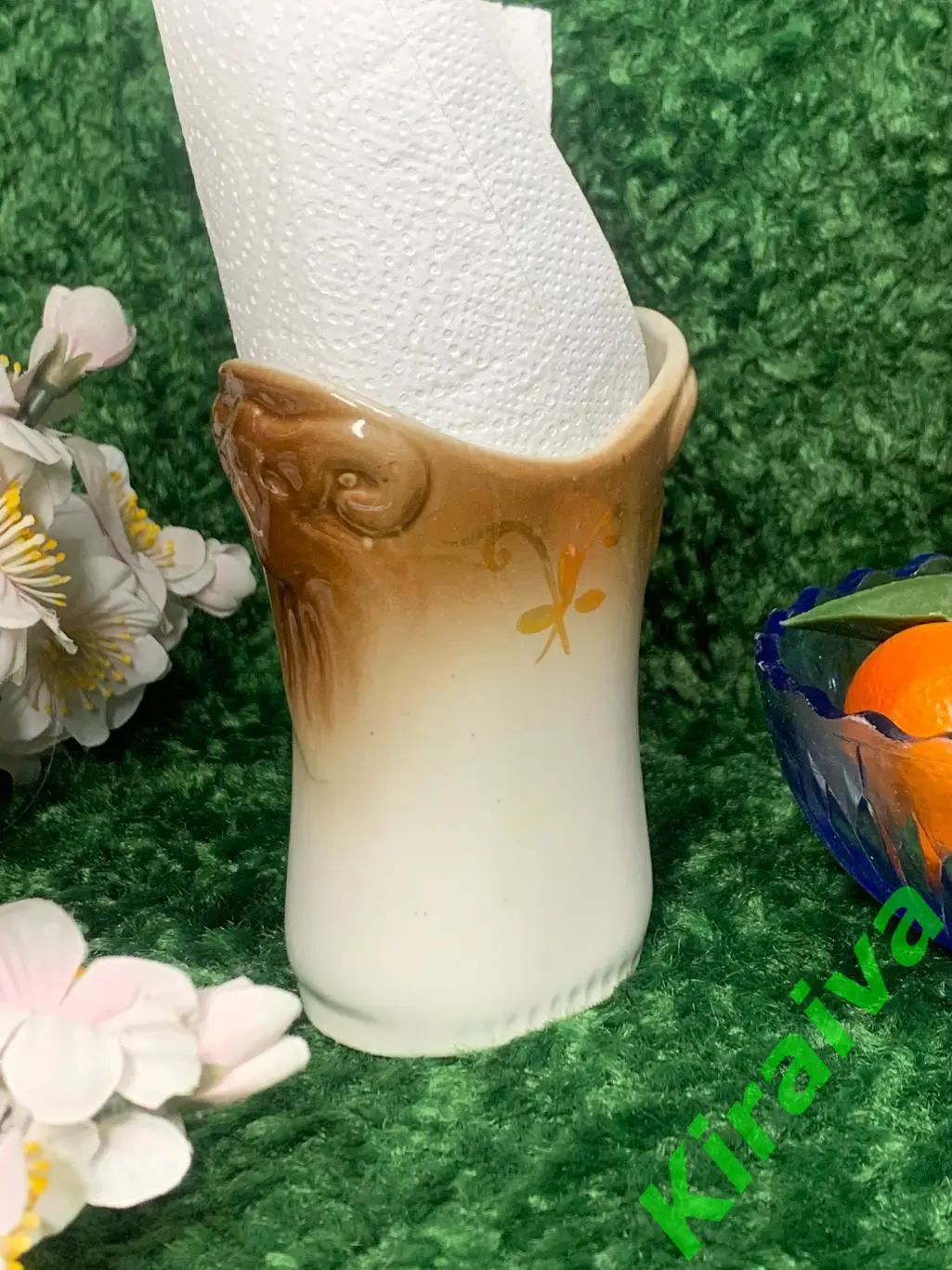 Винтажная фарфоровая салфетница ЗХК Полонне, 1 сорт, редкая, СССР Н1650Уникаль