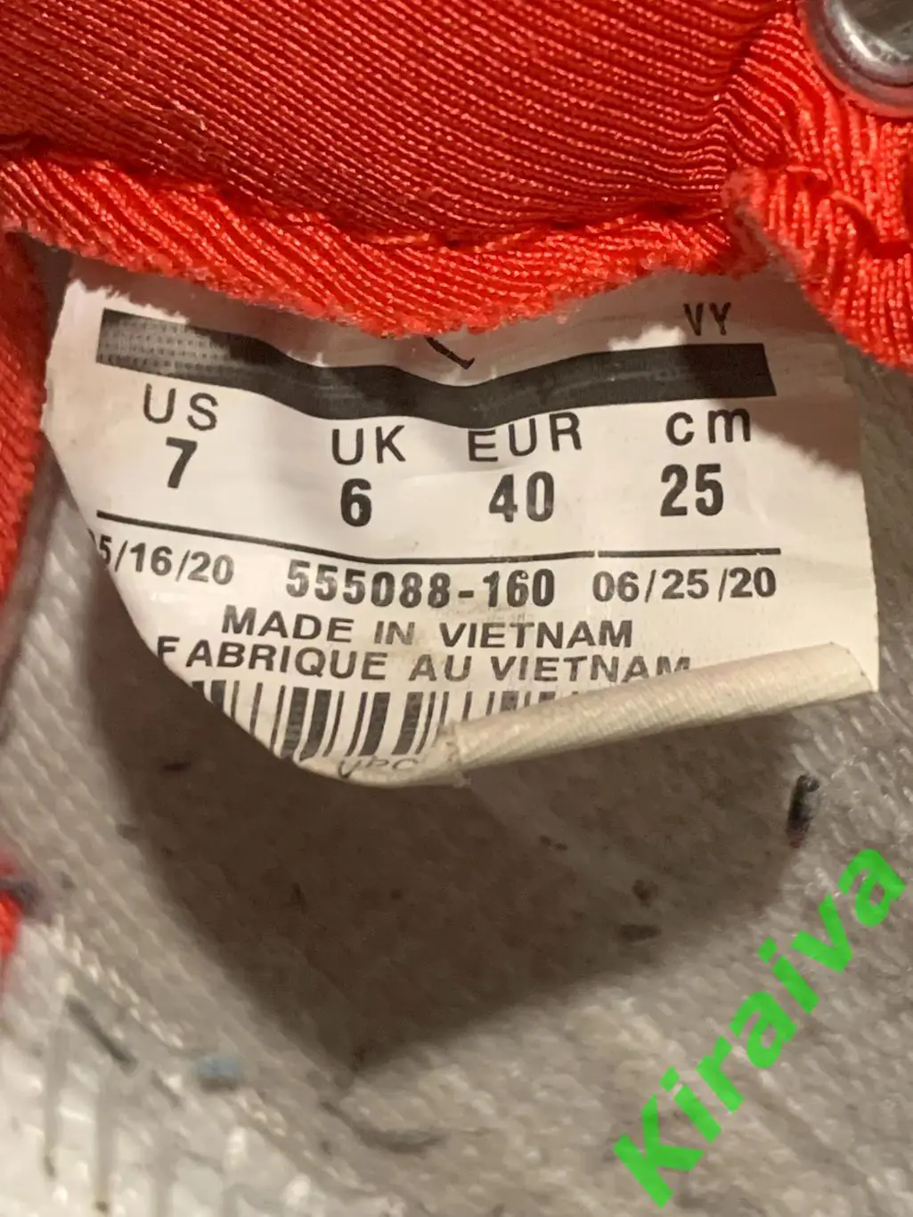 Кроссовки Nike Air Jordan 1 Retro High Phantom Gym Red р. 40 (25 см.) натуральна 6