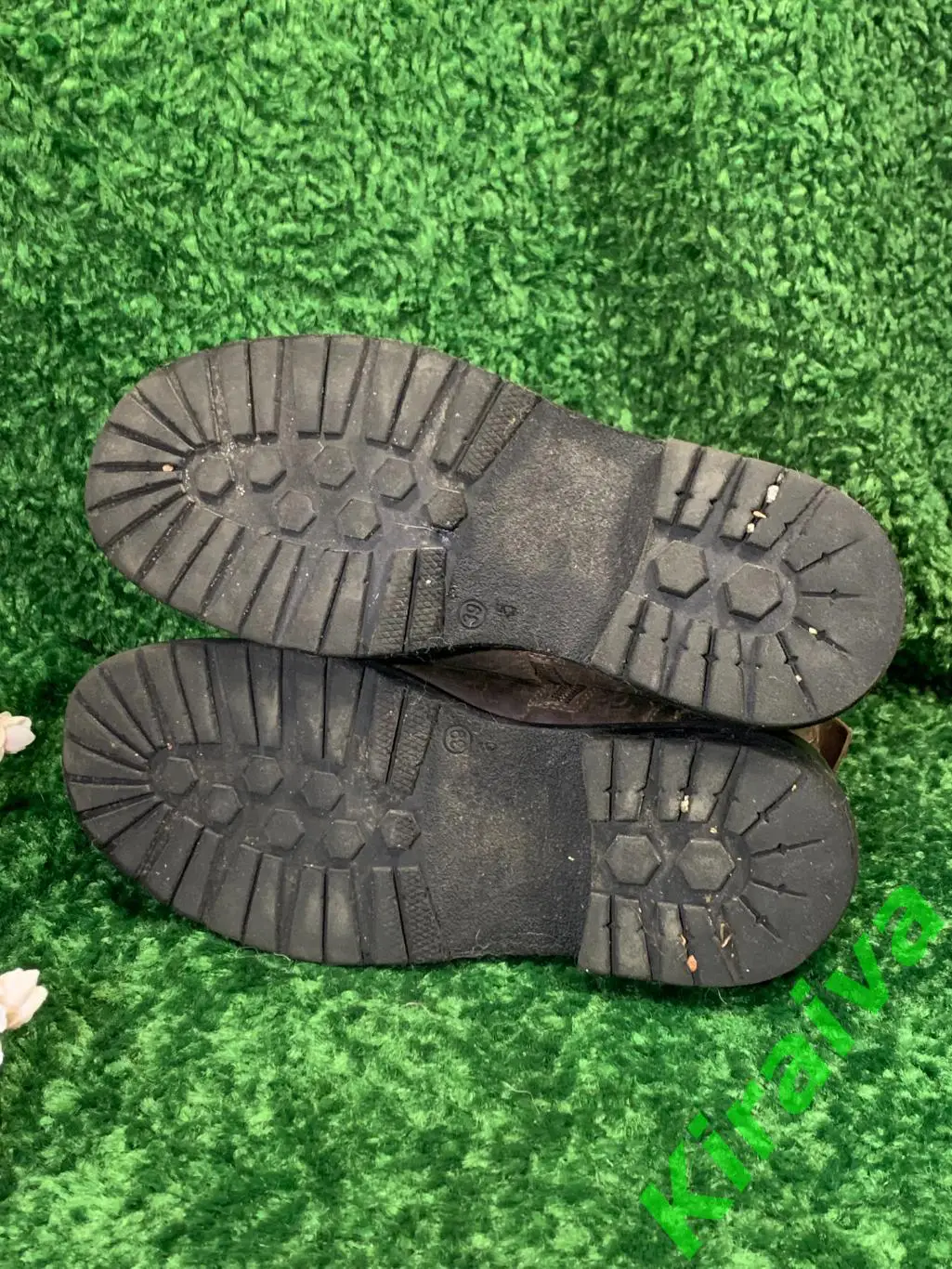 Женские зимние ботинки низкие Prellesta р.39 (25 см) кожа крэк Коричневые Н1662 7