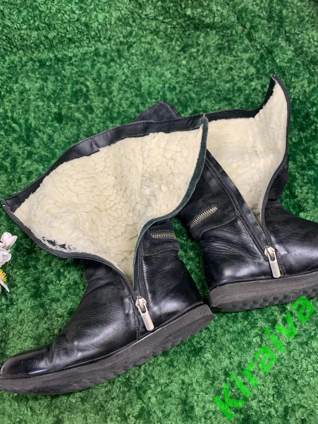 Зимние сапожки, натуральная кожа и замша, мех, сапоги р 31 стелька 19,5 см Н1663 7