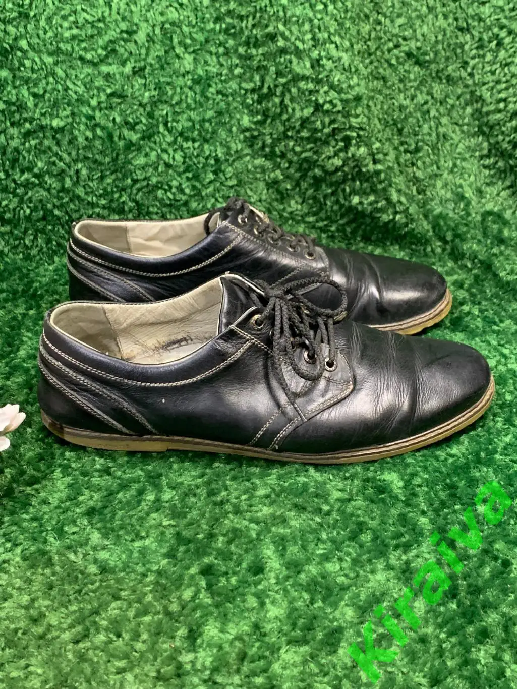 Мужские кожанные туфли натуральная кожа р 45, стелька примерно 29,5-30 см. Н1666