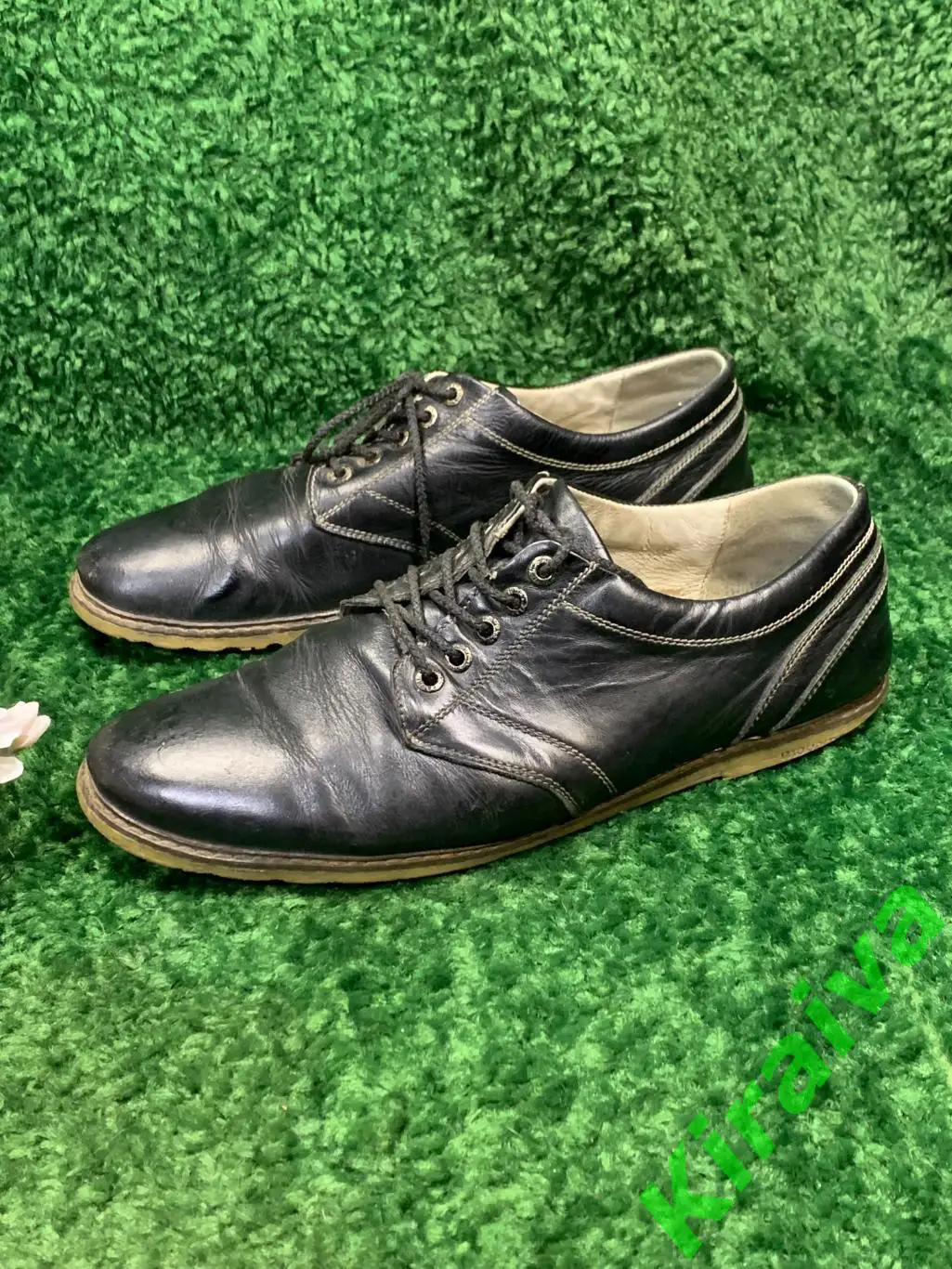 Мужские кожанные туфли натуральная кожа р 45, стелька примерно 29,5-30 см. Н1666 2