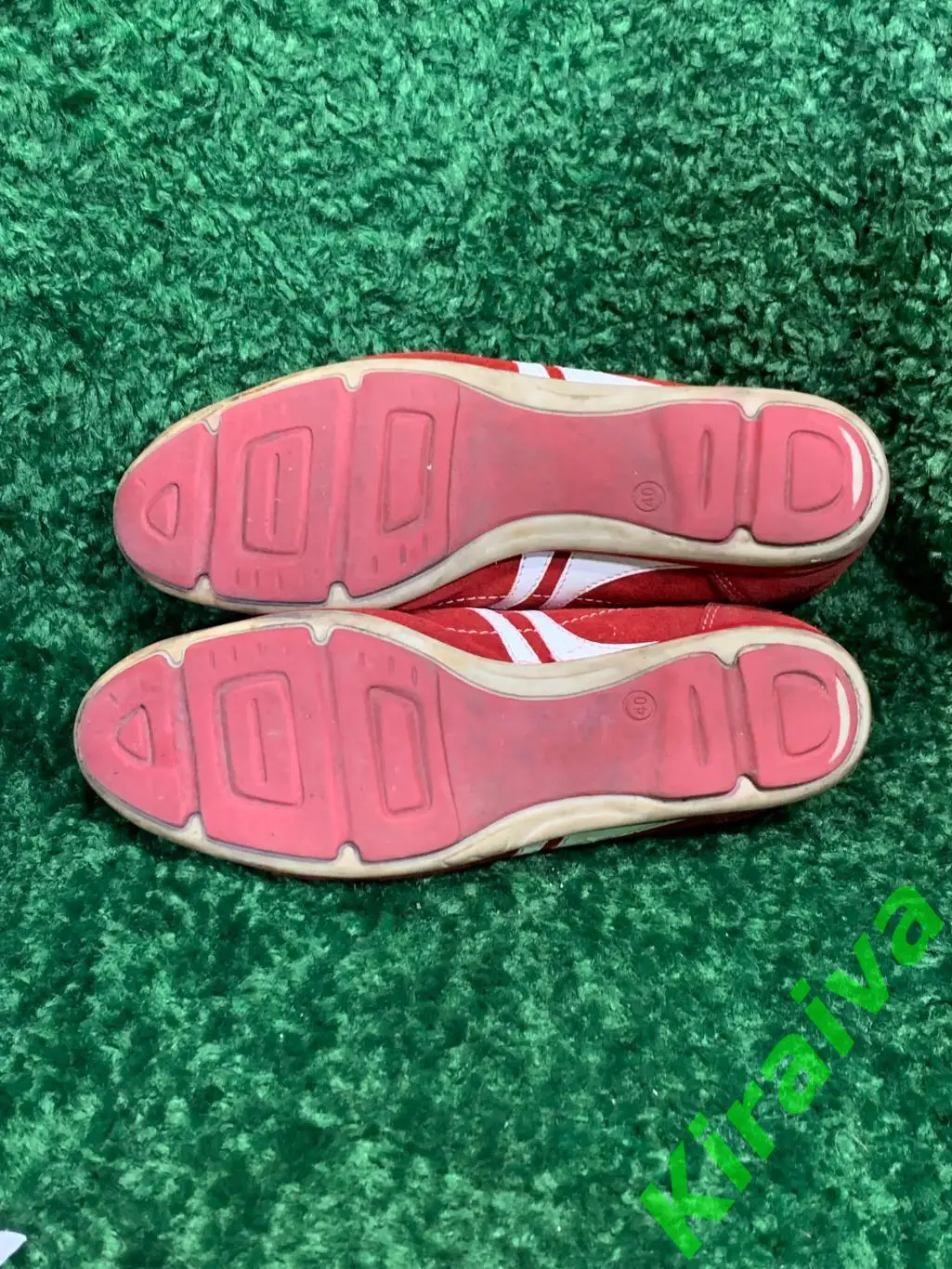 Красные кроссовки Inblu, натуральная замша кожаная подкладка р. 40 26,5 см Н1669 6