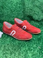 Красные кроссовки Inblu, натуральная замша кожаная подкладка р. 40 26,5 см Н1669