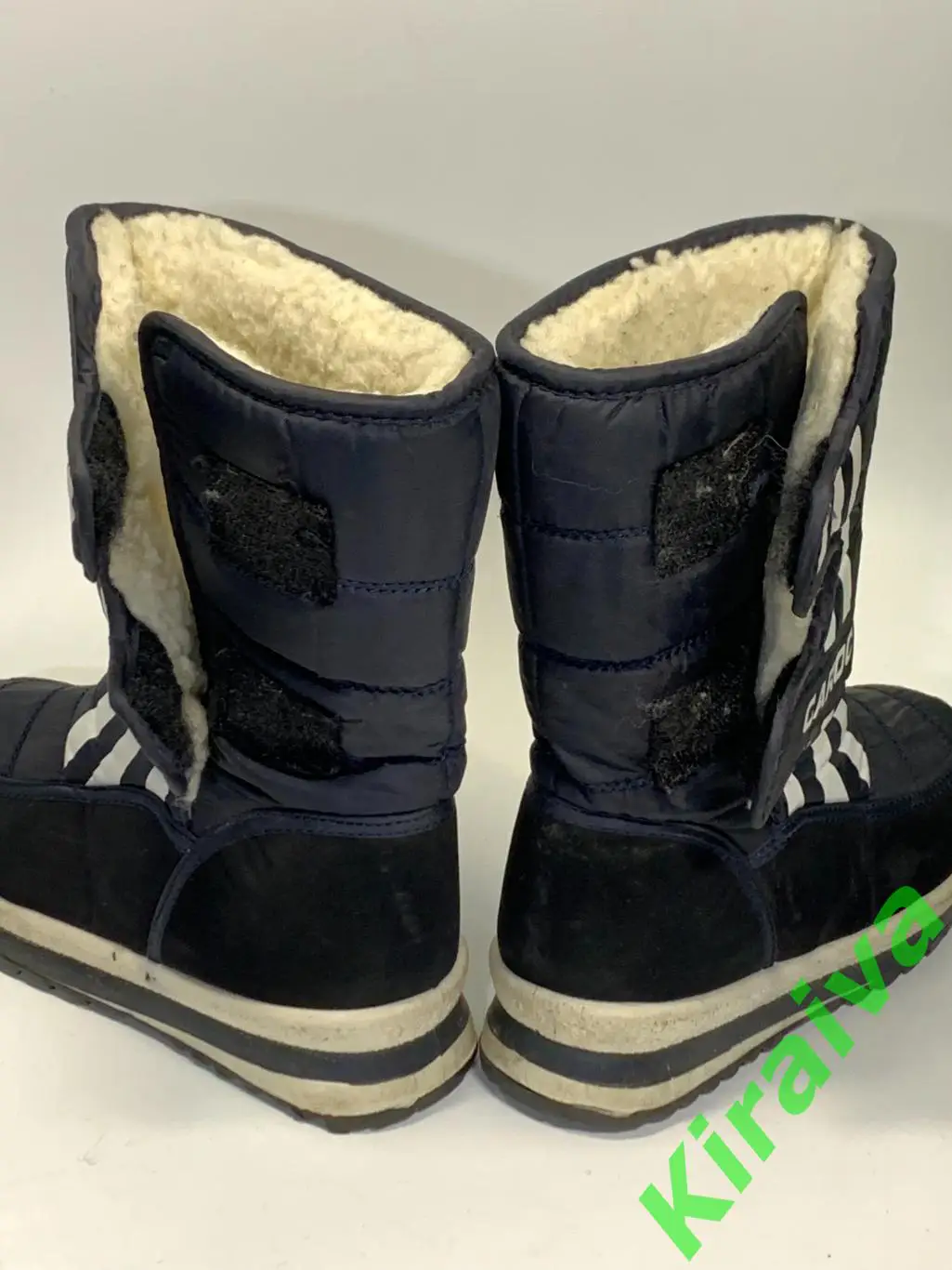 Сапоги дутики CAROC детские черные на липучках р. 31, 20 см Н1672Теплые и удоб 4