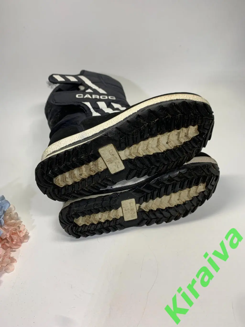 Сапоги дутики CAROC детские черные на липучках р. 31, 20 см Н1672Теплые и удоб 7