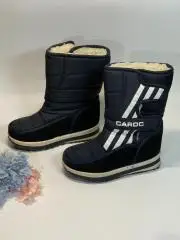 Сапоги дутики CAROC детские черные на липучках р. 31, 20 см Н1672Теплые и удоб