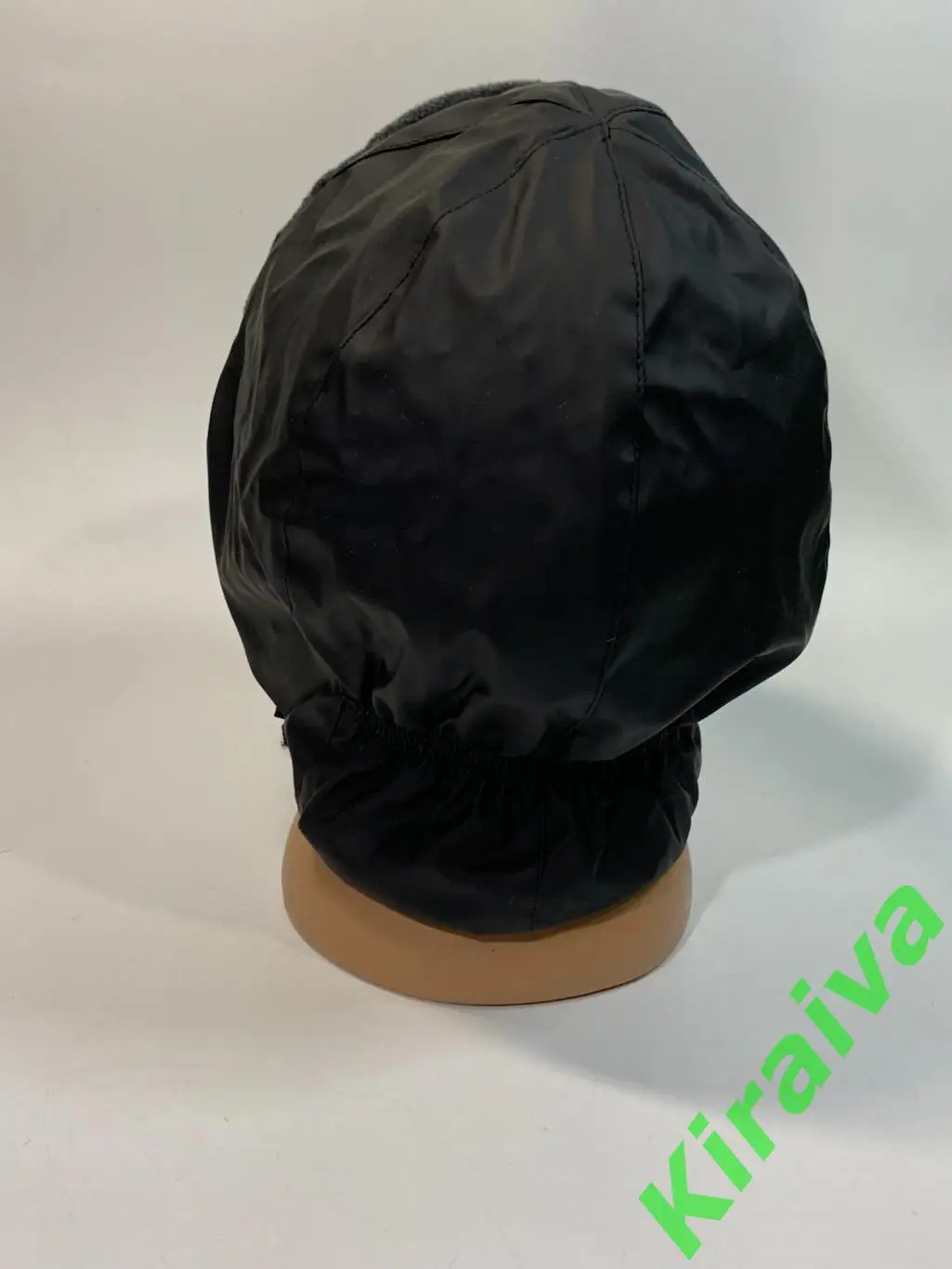 Шапка ушанка плащевка, флис, темно серая L/XL 55 - 60 см Н1680 защита шеи, ушей, 1