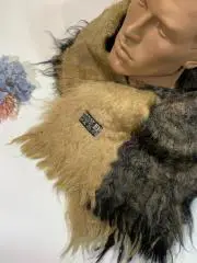 Мужской мохеровый шарф – теплый и стильный (28?127 см) Н1682Классический мужск