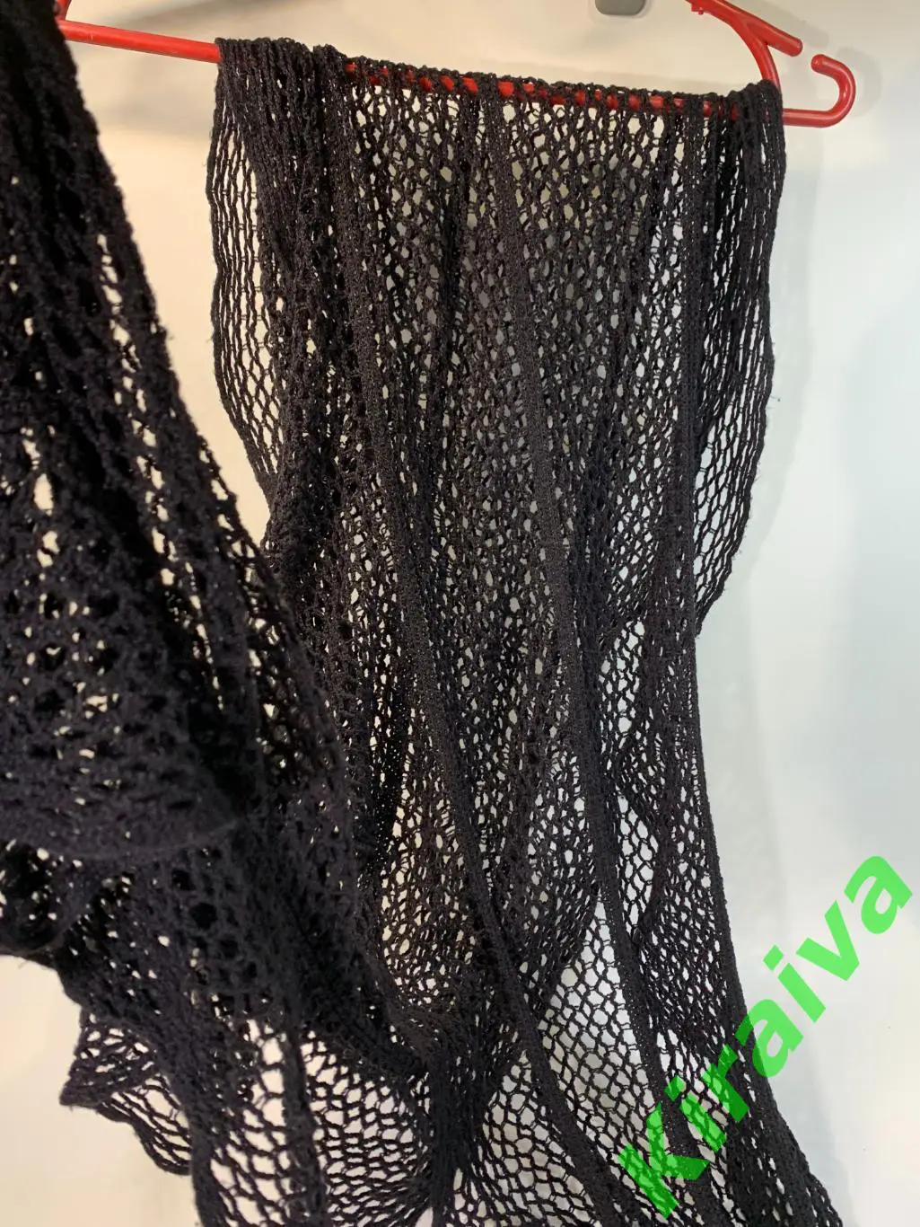 Женский ажурный теплый длинный шарф (55?120 см) Н1683Элегантный женский ажурны 6