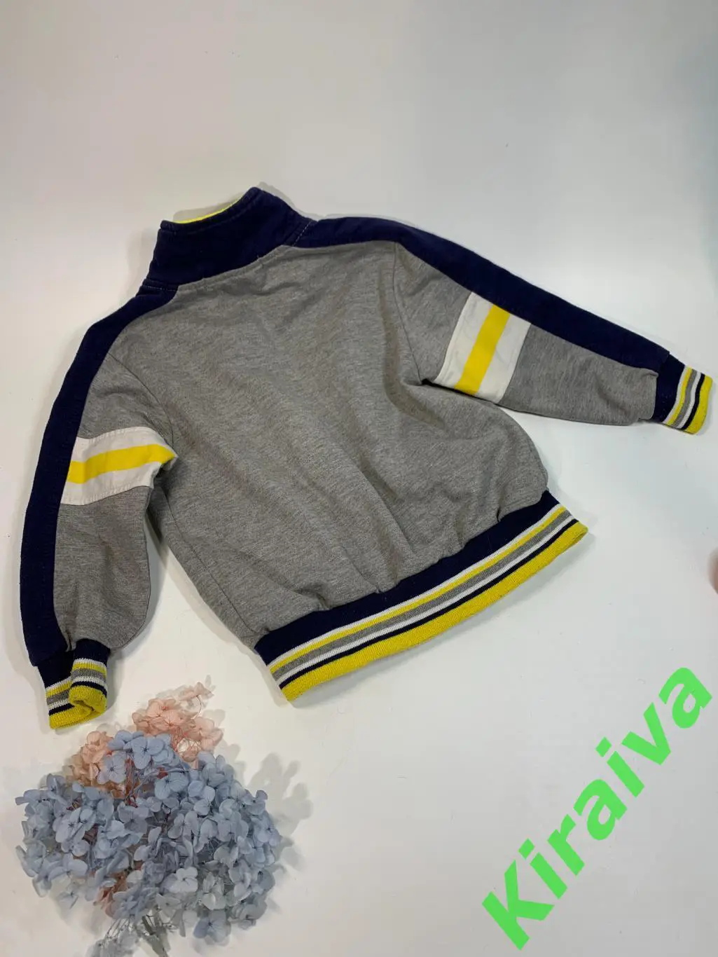 Кофта бомбер с принтом Alta Linea на мальчика 2-3 года (92-98 см) Н1688Полуобх 2