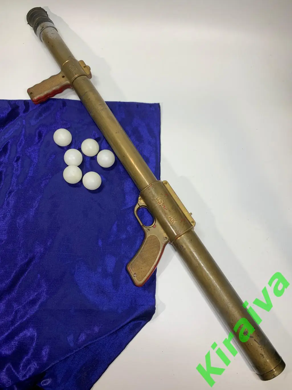 Помповое оружие Кинг Понг с шариками Автомат Н1697Игрушечный помповый автома 2