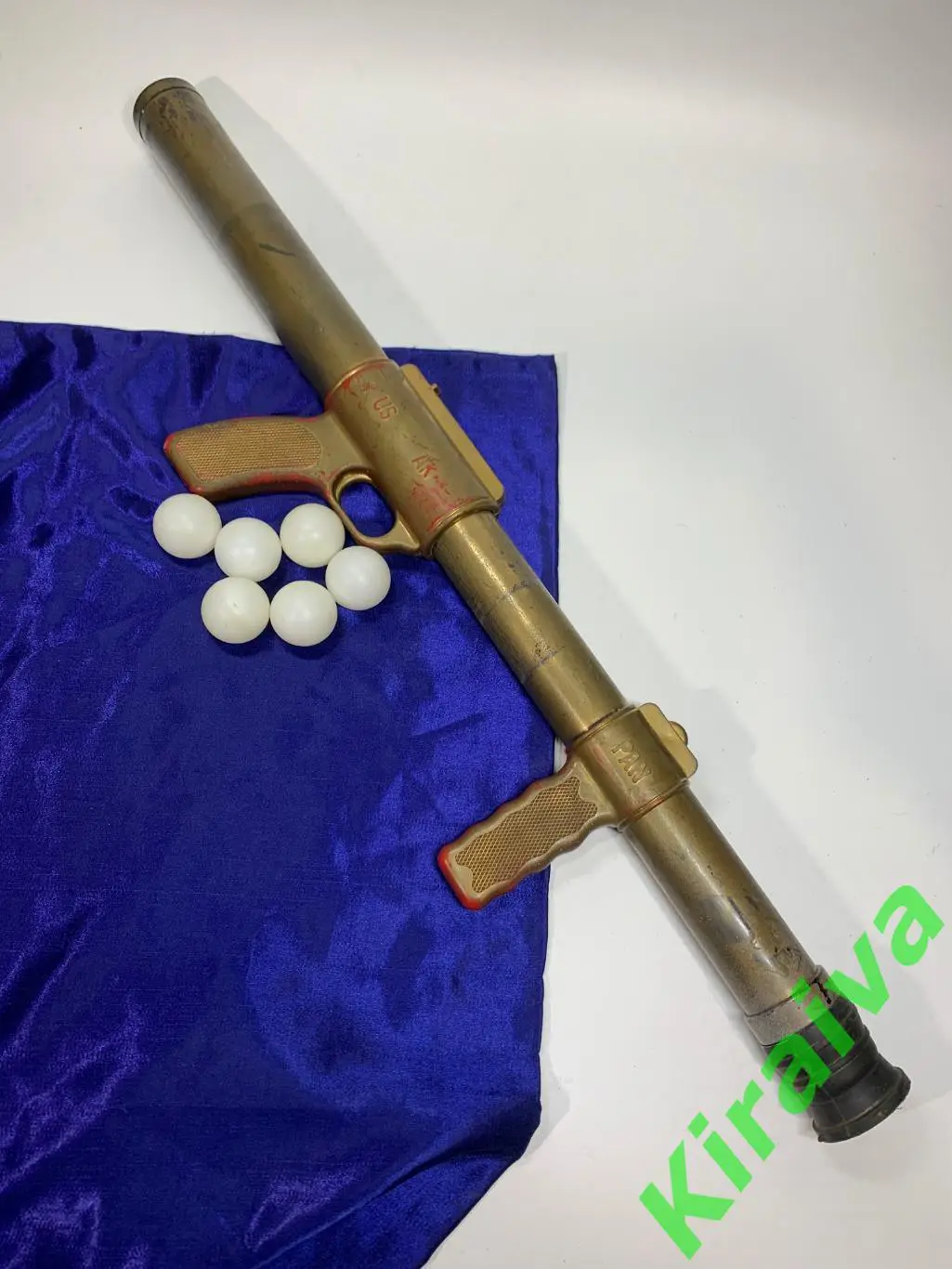 Помповое оружие Кинг Понг с шариками Автомат Н1697Игрушечный помповый автома 4