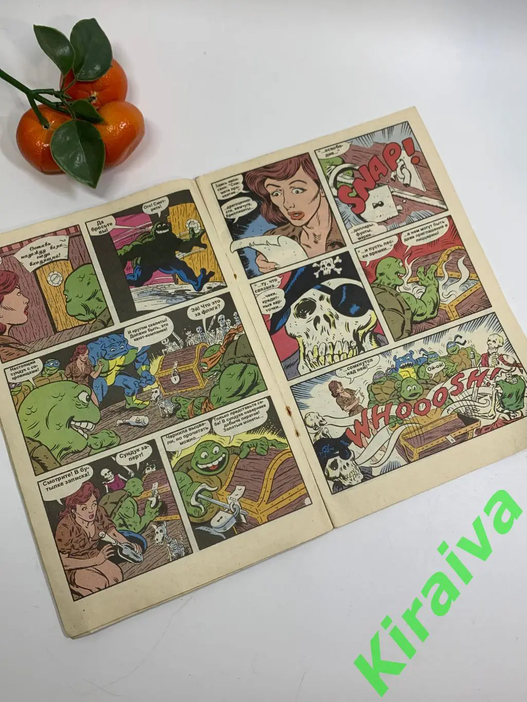 Раритетный комикс Черепашки-ниндзя издательства Махаон 1989 г.Н1699Раритет 2