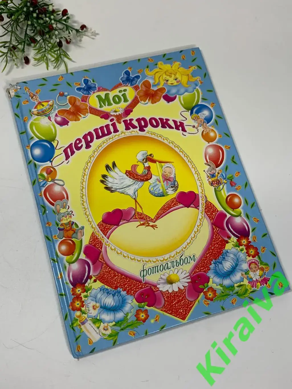 Фотоальбом для новорожденных Мої перші кроки на 71 фото + анкета Н1178 украинс