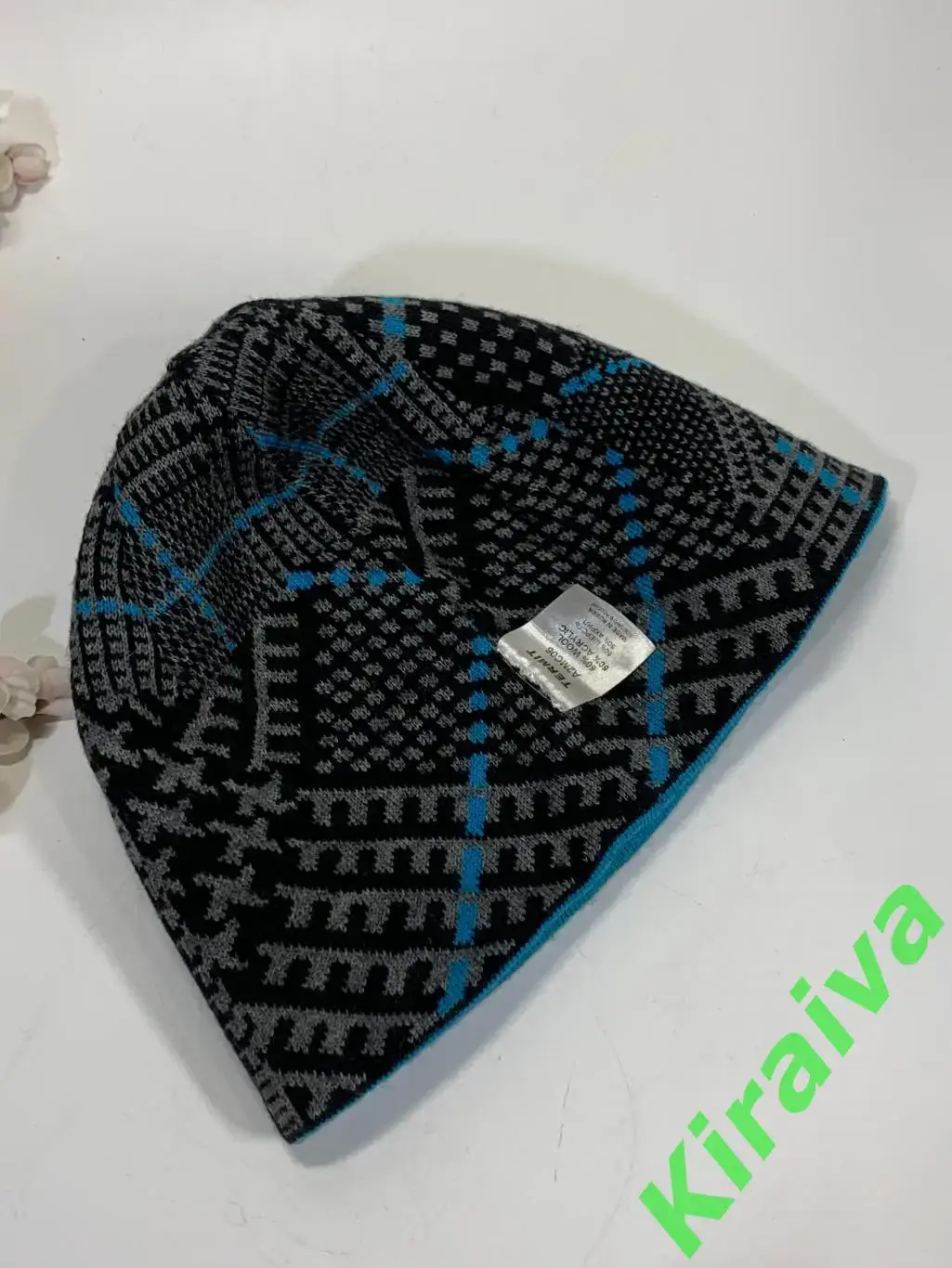 Мужская теплая шапка Termit размер 60 шерсть/акрил двухслойная Н4174Стильная и 6