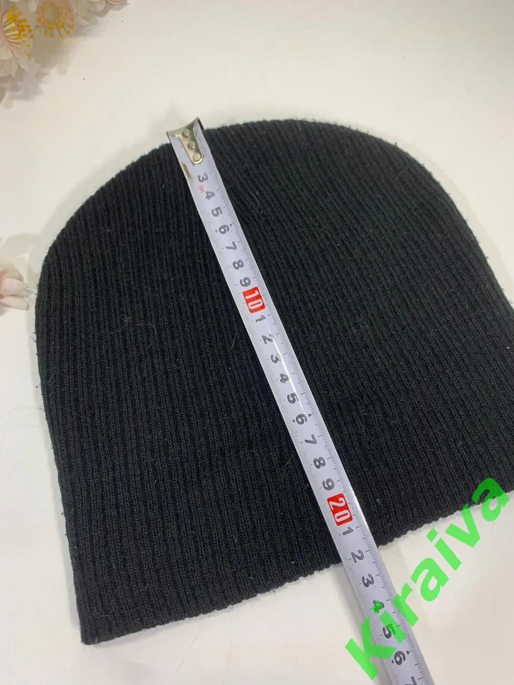 Мужская шапка лопата вязання тонкой ниткой размер 50 Н1801Спортивная и теплая 7