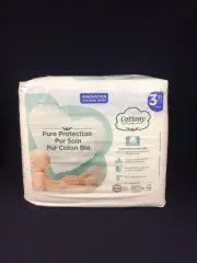 Подгузники 3 (4-9 кг), 32 шт хлопок, Pampers Protection pur caton bio Н764