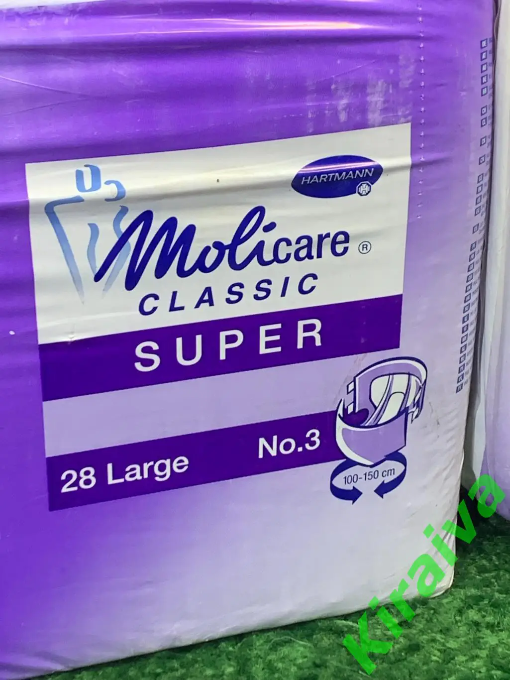 Подгузники для взрослых Molicare Classic Super No.3 Large (28 шт.) 4 капли 100-1 2