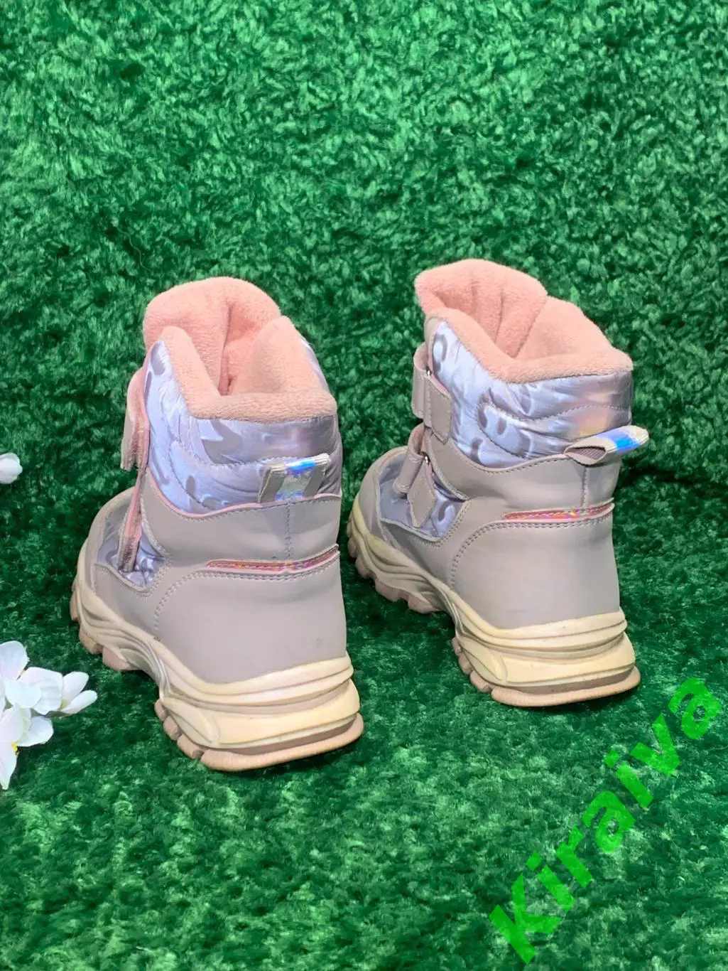 Зимние сапоги для девочки Weestep Розовый р. 26 дутики термо Н1806Зимние сапог 2