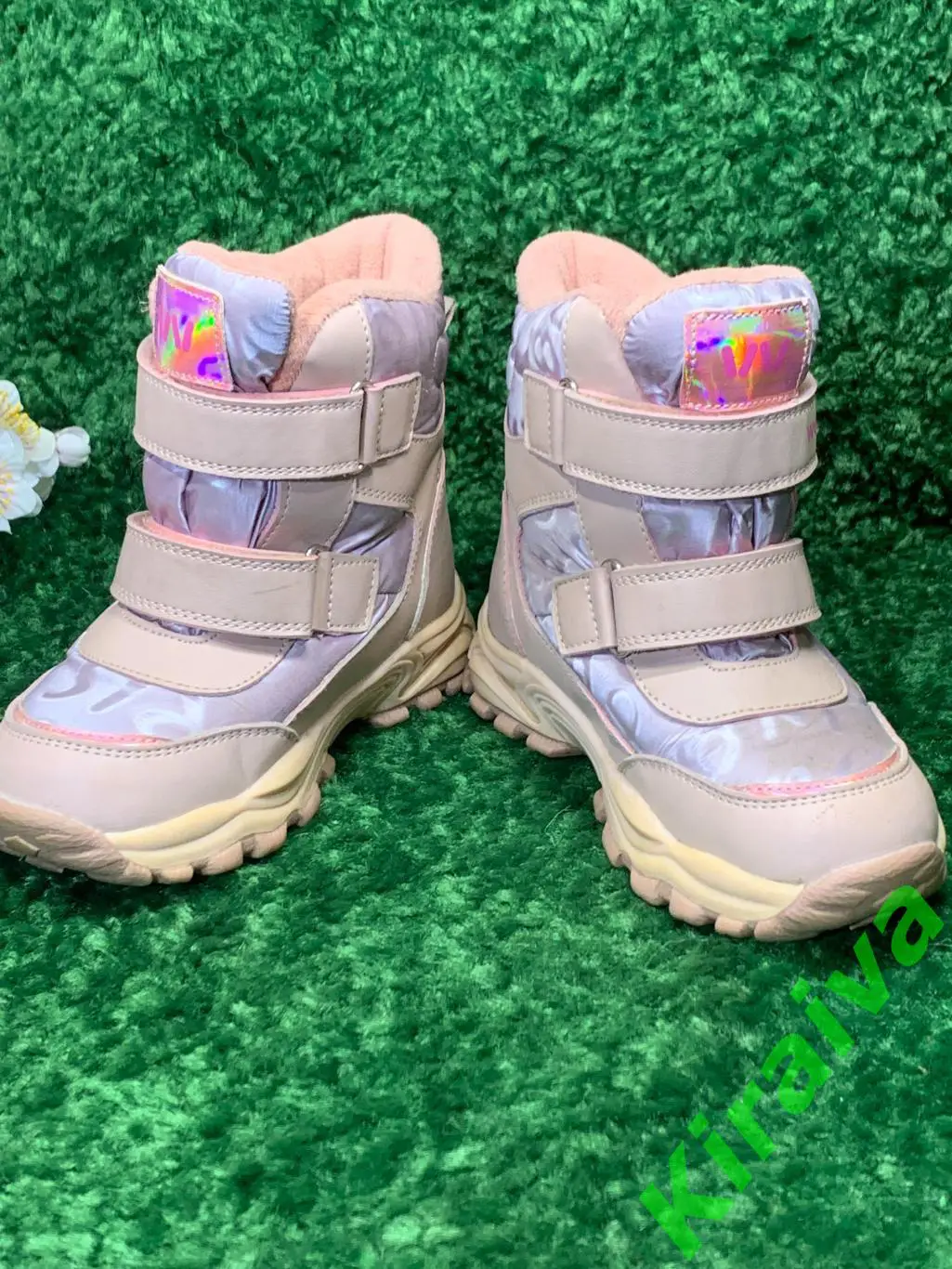 Зимние сапоги для девочки Weestep Розовый р. 26 дутики термо Н1806Зимние сапог 4
