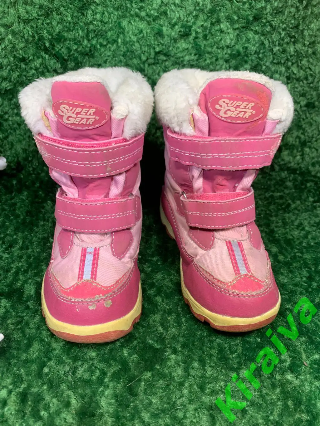 Термоботинки Зимние сапоги для девочки SUPER GEAR Розовый р. 25 дутики Н1807 1