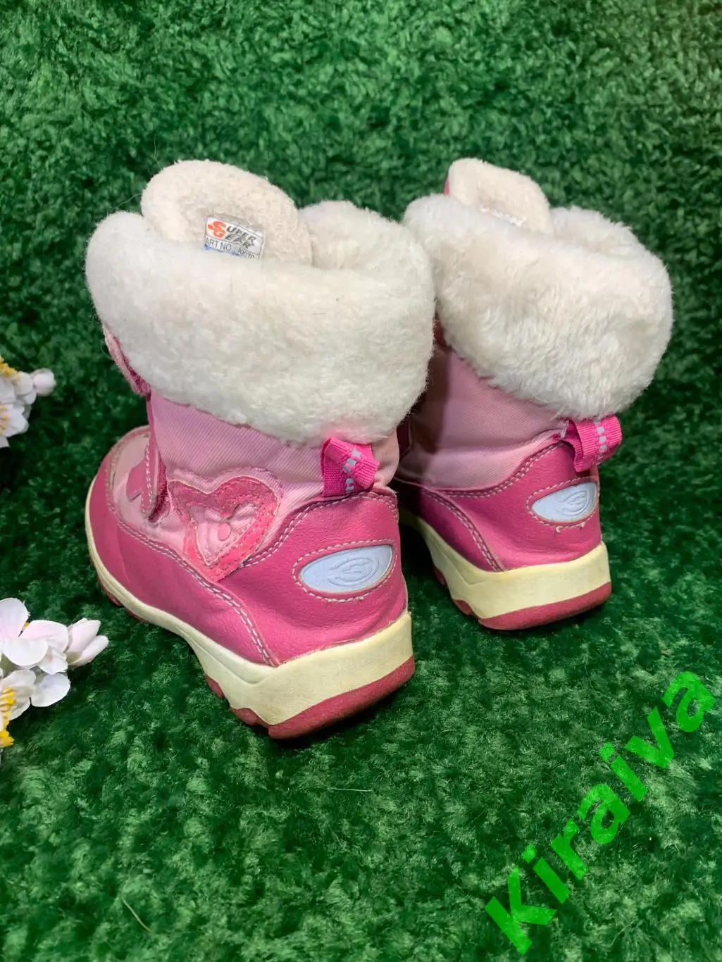 Термоботинки Зимние сапоги для девочки SUPER GEAR Розовый р. 25 дутики Н1807 3