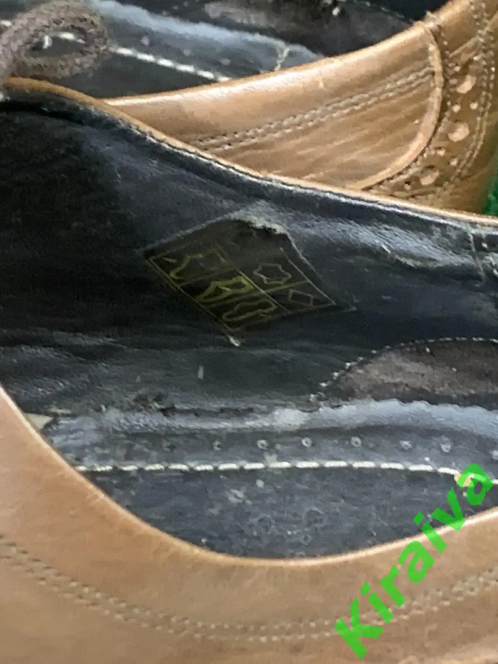 Туфли мужские оксфорды Villione светло-коричневые кожаные р. 43, 29 см. Н1808 7