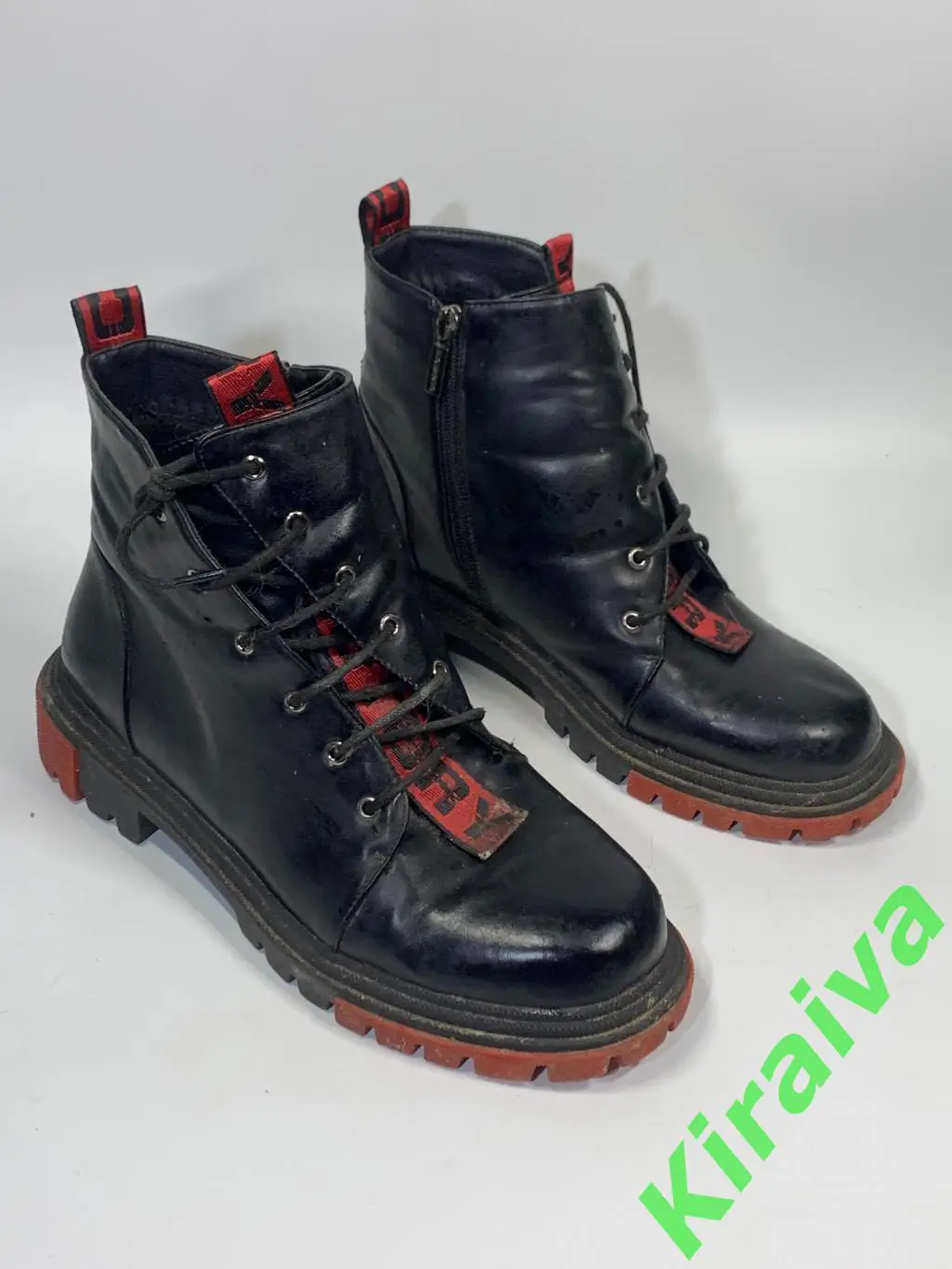 Женские ботинки Lino Marano зимние мех молния черныеразмер 40-41(длина стельки