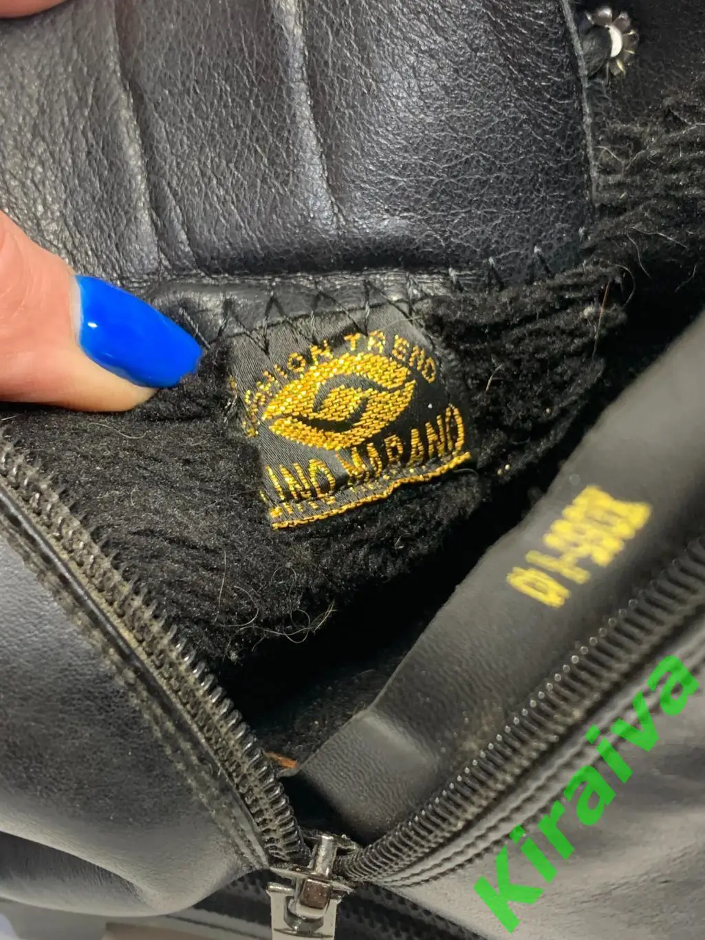 Женские ботинки Lino Marano зимние мех молния черныеразмер 40-41(длина стельки 6