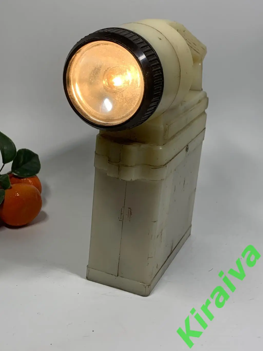 Переносной фонарь аккумуляторный Фар 3, щелочной СССР, рабочий, заряжается Н1819 2