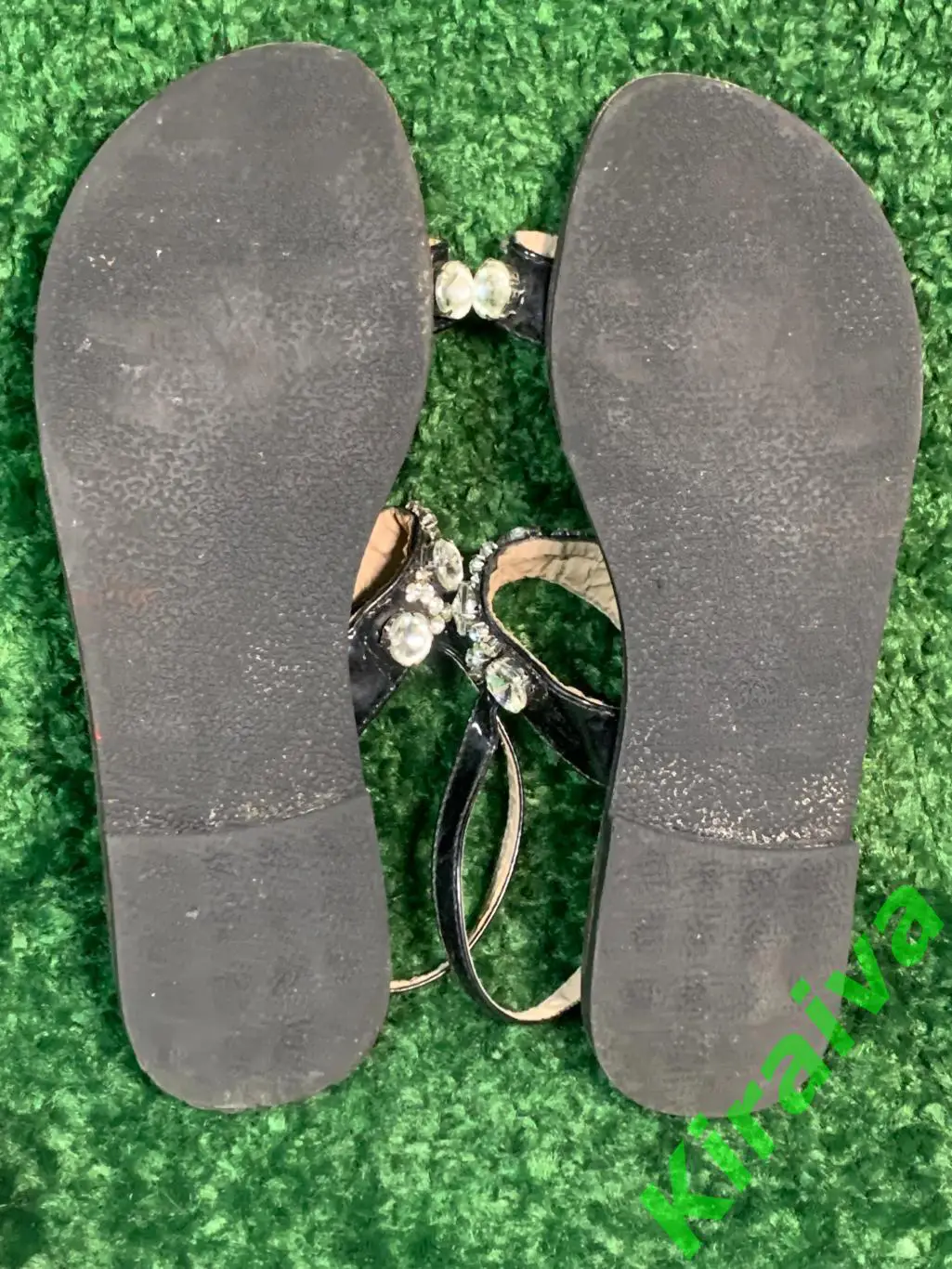 Босоножки сандалии женские экокожа с камнями р. 38 -39 (25 см.) Н1824 3