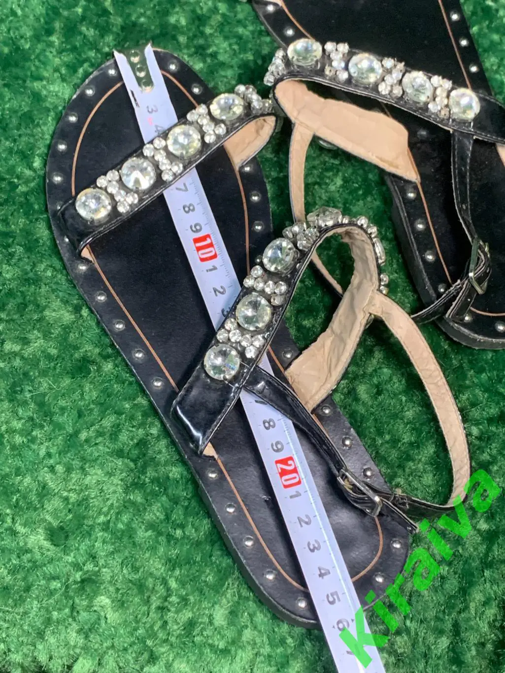 Босоножки сандалии женские экокожа с камнями р. 38 -39 (25 см.) Н1824 6