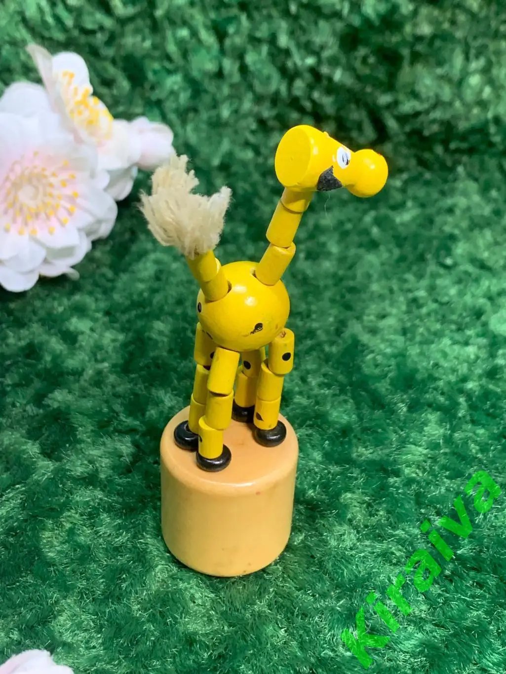 Игрушка прыгалка дерево ручная работа антистресс Н1828Деревянная прыгалка ручн