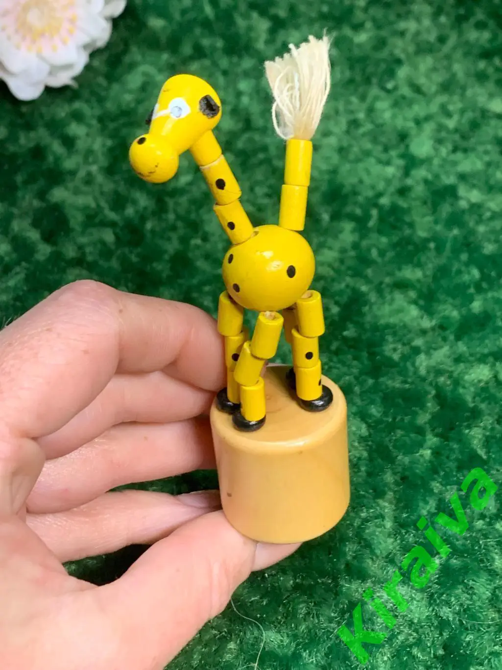 Игрушка прыгалка дерево ручная работа антистресс Н1828Деревянная прыгалка ручн 1