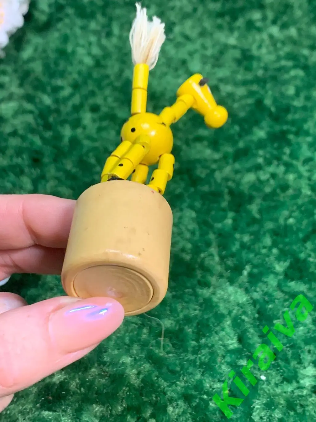 Игрушка прыгалка дерево ручная работа антистресс Н1828Деревянная прыгалка ручн 2